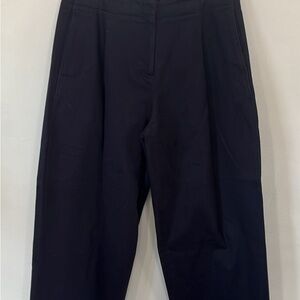 COS Dark Navy Balloon Trousers